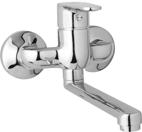 JB Sanitary Nástěnná dřezová a umyvadlová baterie TIRA, rozteč 100 mm, ramínko 200 mm D10 30 00
