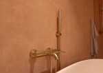 Vanová baterie SAT Aurum bez sprchového setu 150 mm broušená zlatá SATBAUR222BG SATBAUR222BG