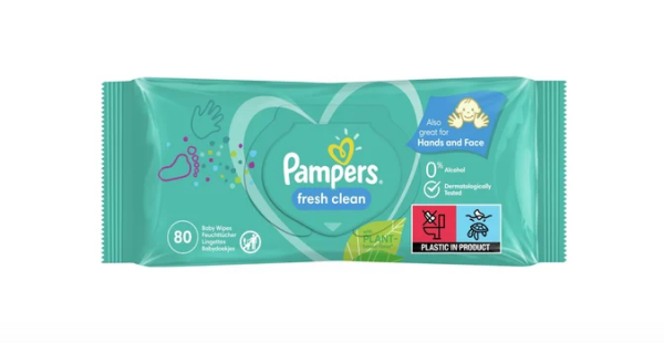 Pampers ubrousky Fresh Clean XXL 80ks