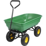 STREND PRO 2170699 Vozík zahradní, sklopný, 250kg, plast. korba 75L, Greenlawn