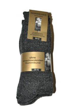 Pánské ponožky WiK 20310 Norweger Socken A'3 grafit 43-46