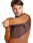 ICEBREAKER M 200 Realfleece Descender LS Zip Hoodie, Carob/Dusty Clay velikost: XL