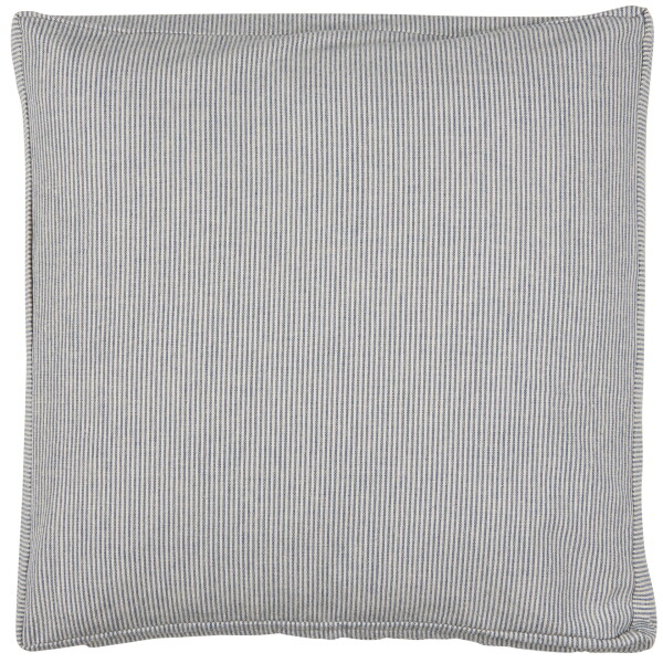 Ib Laursen Povlak na sedák Charlie Dark Blue Stripes 45 x 45 cm, modrá barva, textil