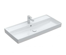 VILLEROY & BOCH - Collaro Umyvadlo nábytkové 100x47 cm, s přepadem, otvor pro baterii, alpská bílá 4A33A501