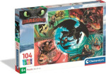 Puzzle Jak vycvičit draka 104 dílků