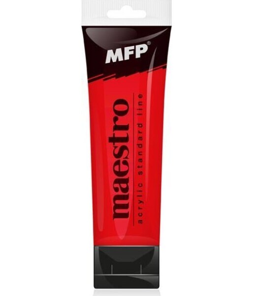 Akrylová barva Maestro 75ml - bright red