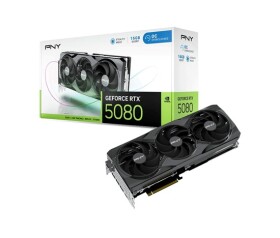 PNY VGA Nvidia GeForce RTX 5080 16GB Triple Fan OC, RTX 5080 OC, 16GB GDDR7, 3xDP, 1xHDMI EDF_1096004