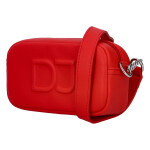 Moderní dámská koženková kabelka DJ Modern French, červená