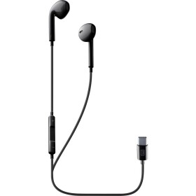 Cellularline In Ear Headset kabelová černá regulace hlasitosti