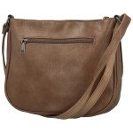 Módní dámská koženková crossbody kabelka Oresta, khaki
