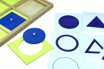 Moyo Montessori Moyo Montessori Karty ke geometrickému podnosu