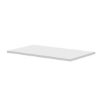 MEREO - Koupelnová deska na skříňku 141 cm, bílá vysoký lesk perlička CN724DB