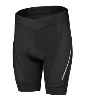 Dámské cyklistické kraťasy ETAPE SARA 2.0 s vložkou, černá (protiskluzové silikonové zakončení nohavic Fit+™, velikost M)