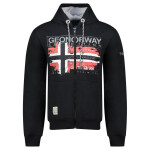 Geographical Norway Sweatshirt Grusty DB 100 M WZ3083H/GN-Black pánské 2XL