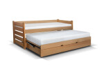 Dřevěná postel s přistýlkou Patricie