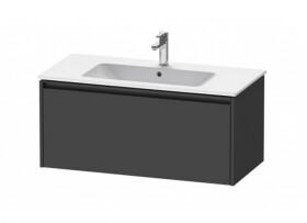 DURAVIT - Ketho.2 Umyvadlová skříňka 44x101x48 cm, 1 zásuvka, grafit mat K25064049490000
