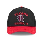 New Era Pánská kšiltovka Houston Texans NFL 2025 Draft 9FORTY M-Crown A-Frame Snapback