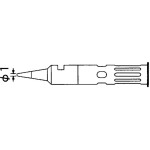 TOOLCRAFT KB-200 pájecí hrot dlátový, zahnutý Velikost hrotů 19.5 mm Délka hrotů 130 mm Obsah 1 ks