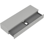 MEXEN/S - Rivel koupelnová skříňka pod umyvadlo 160 cm s deskou, 1 šuplík, reliéf , šedá mat 91A20-16023-1-BFC62