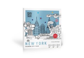 Mon Petit Art Mon Petit Art, CGOCMO1, New York, coloring city tour, omalovánkový průvodce New Yorkem
