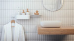 HANSGROHE - WallStoris Set sprchové hlavice 105, 3 proudy a koupelnových doplňků, matná bílá 24291700