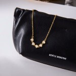 ELENYS Heartline Chain – pozlacený náhrdelník 18K žluté zlato Délka: 41+5 cm / max. 46 cm