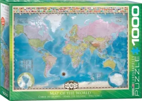 EUROGRAPHICS Puzzle Mapa světa