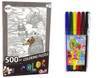 Mamido Puzzle k vymalování Ryby a Oceán 500 dílků