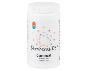 Biomineral D6 CUPRUM tkáňové soli 180 tablet
