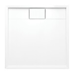 OMNIRES - BROOKLYN akrylátová sprchová vanička čtverec, 90 x 90 cm bílá lesk /BP/ BROOKLYN90/KBP