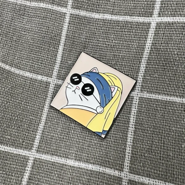 Pinarna.cz Nejznámější obraz Johannese Vermeere – Dívka s perlou - kočičí verze