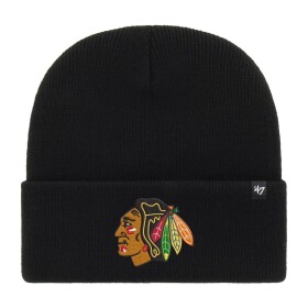 47 Brand Pánská Zimní Čepice Chicago Blackhawks Haymaker '47 CUFF KNIT