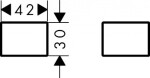 AXOR - Universal Krytky lišty, chrom 42871000