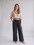 HOSH Dámské kalhoty Dune Velikost: UNI, Barva: Tmavě béžová