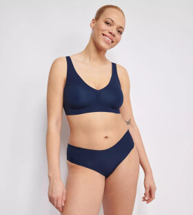Dámská podprsenka ZERO Feel 2.0 Bralette - BLUE - tm. modrá 2114 - SLOGGI BLUE M
