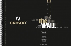 Grafický papír Canson The Wall - kroužkový blok A4+ 200 g 30 listů