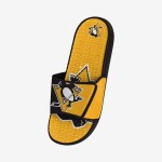 FOCO Pánské pantofle Pittsburgh Penguins NHL Colorblock Slipper Velikost: L = 44-45 EU