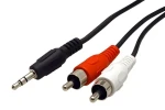 Roline audio kabel Jack 3,5mm - 2x Cinch 10 m / Audio kabel / M/M (11.09.4349)