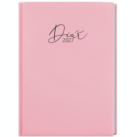 Týdenní diář Prokop Pastel B6 růžová