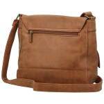 Trendy dámská koženková crossbody kabelka Anelise, hnědá