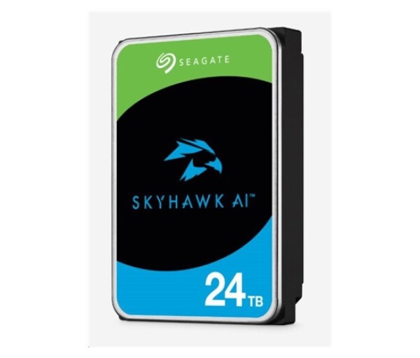 SEAGATE HDD 24TB SKYHAWK AI,, 3,5", SATA 6Gb/s, Cache 512MB, CMR EDF_612503