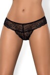 Dámská tanga Miamor thong - OBSESSIVE černá S/M