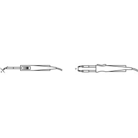 Weller WTA-4 pájecí hrot dlátový, zahnutý o 45° Velikost hrotů 12.5 mm Obsah 2 ks