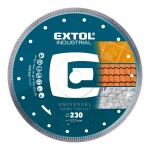 EXTOL INDUSTRIAL 8703045 Kotouč diamantový, turbo Thin Cut, 230x2,0mm, 22,2mm