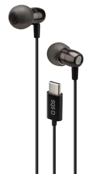 SBS Metal Pro 2.0 černá / Sluchátka / USB-C (TEINEARTYCMETK)