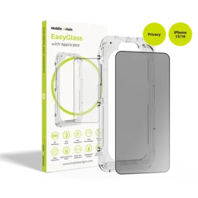 Mobile Origin EasyGlass Privacy Ochranné sklo s aplikátorem pro Apple iPhone 15 16 (EGA-P-i16)