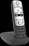 Gigaset A690 černá / telefon / displej mono 96x96 pix. / analog / DECT / telefonní seznam 100 čísel (S30852-H2810-B101)
