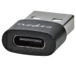 Nedis USB adaptér USB-A konektor - USB-C zásuvka černá / Redukce / USB 2.0 / 480 Mbit/s (CCGB60920BK)