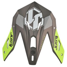 Kšilt Just1 J39 Reactor fluo žluto/červeno/titanový - uni