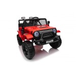 Mamido Elektrické autíčko OFF ROAD EXTREME 4x4 červené 24V | 200W | 50 kg | EVA | LED | 2,4Ghz | ECO kůže